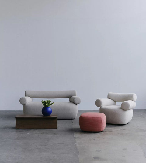 Mallow Lounge Chair Large | Boucle