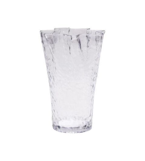 Ruffle Vase | Glas H30 cm
