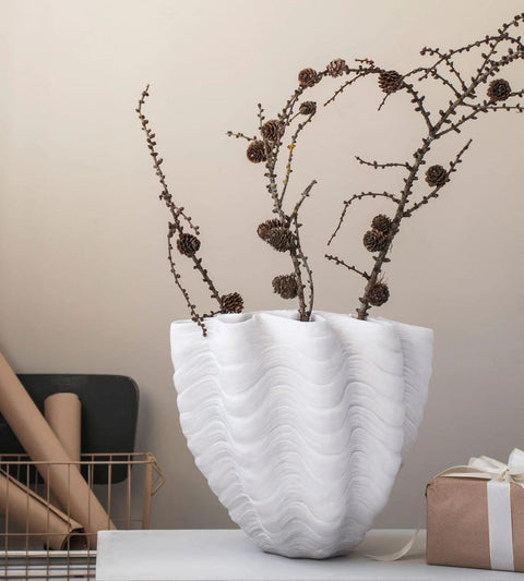 Interior shell vase | Large