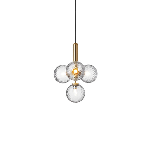 Nuura Miira pendel i optisk glas