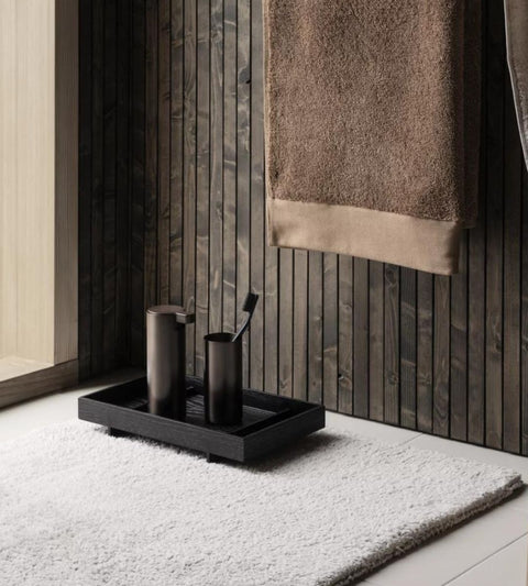 ABENTO tray | Black wood