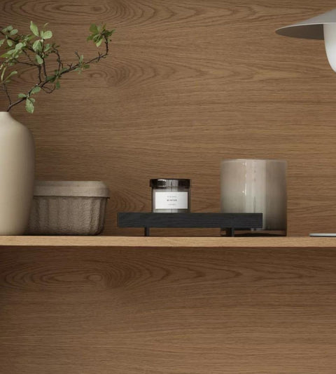ABENTO tray | Black wood