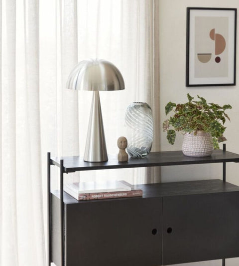 Mush Bordlampe | Tall - Nikkel