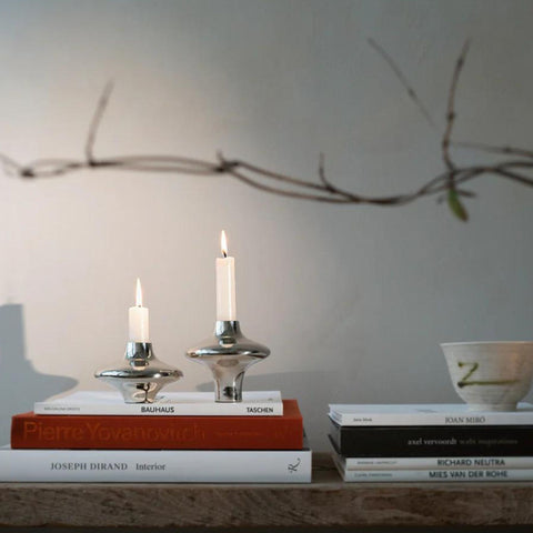 Doublet Candleholder | Silver