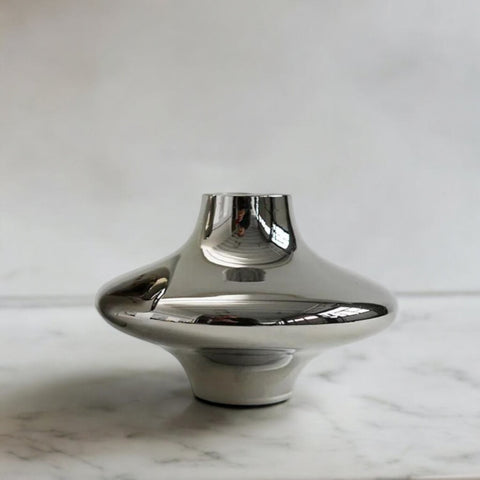 Doublet Candleholder | Silver