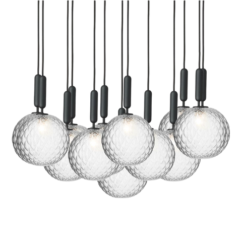 Miira 13 | Large Pendel - Optic clear