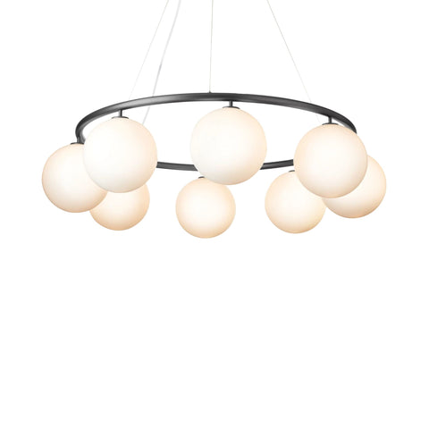 Miira 8 | Circular chandelier - Opal