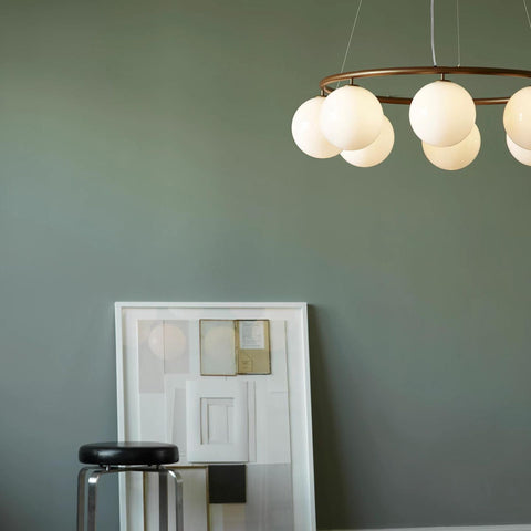 Miira 8 | Circular chandelier - Opal