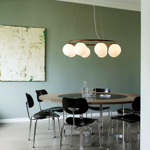 Miira 8 | Circular chandelier - Opal